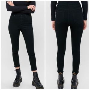 BDG Urban Outfitters twig high rise black skinny jeans denim women’s 26/4 dark